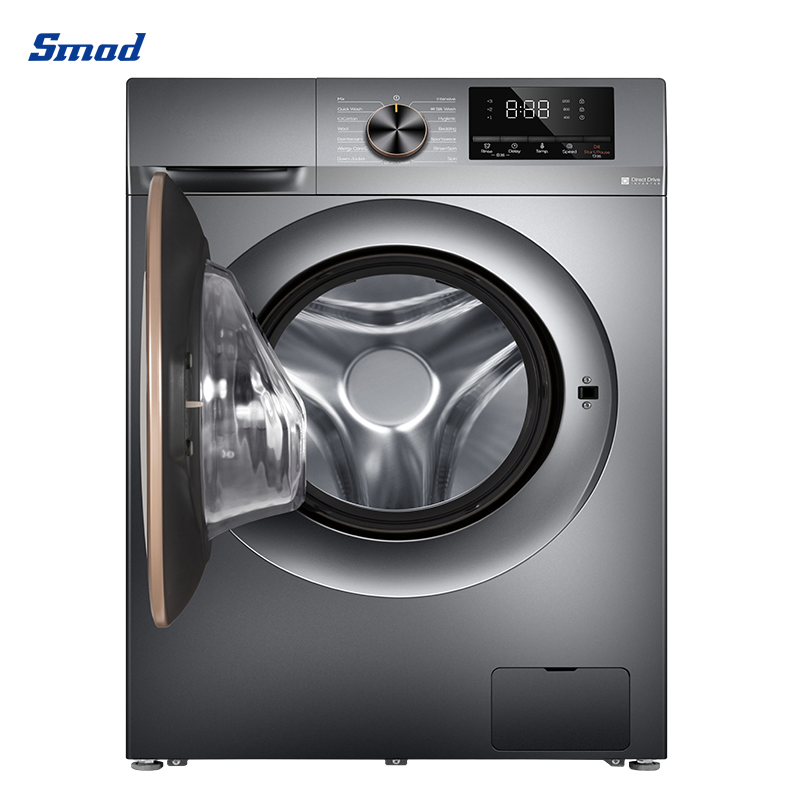 New Model 10kg Ddmotor LED Display Gray Washing Machine Washer