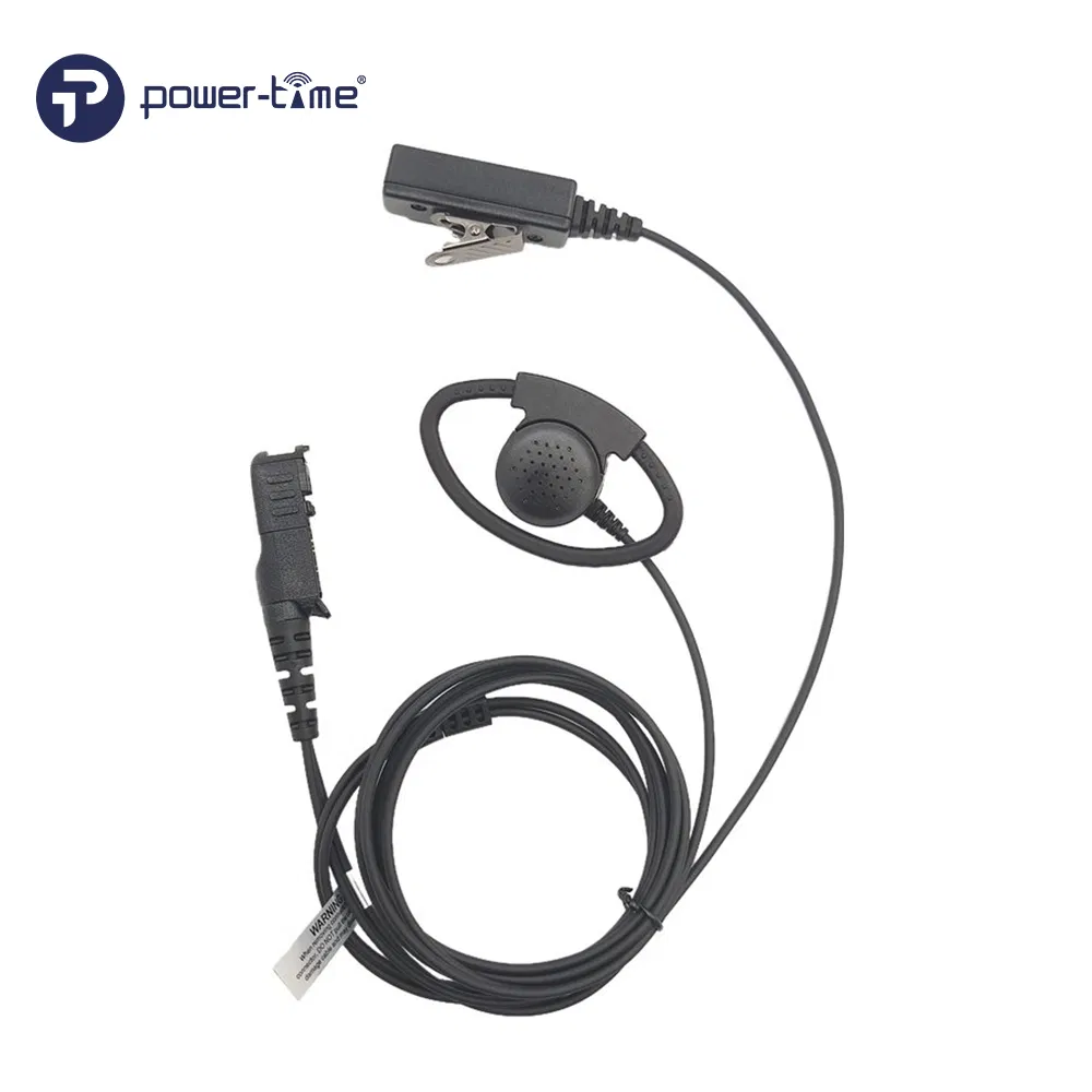 Multi-Pin D Shape Ear Hook Earphone for R5 and Dp2000 Series Radios