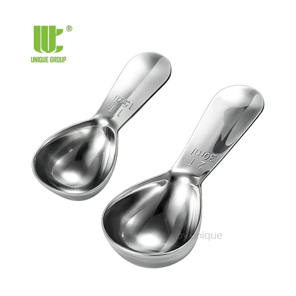 Reusable Coffee Spoon 30ml 2 Tablespoon Stainless Steel Measuring Spoon for Baking Cocoa Flour Dry Ingredient OEM
