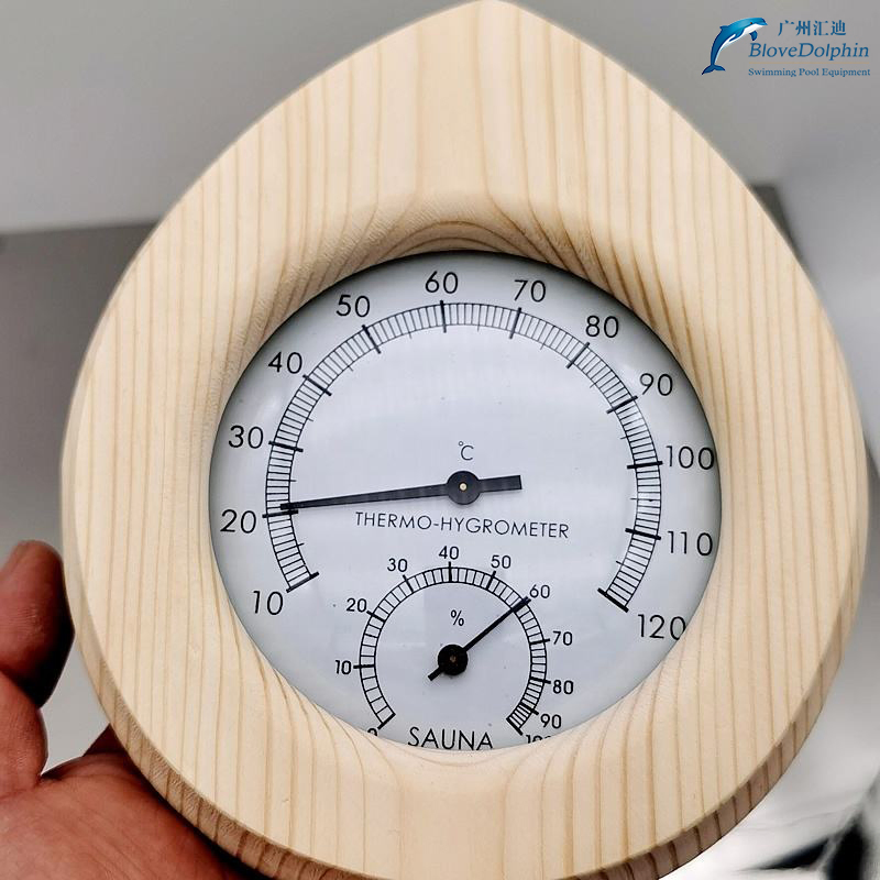 Sauna Accessories Sauna Thermometer Hygrometer Wooden Sauna Hygrometer