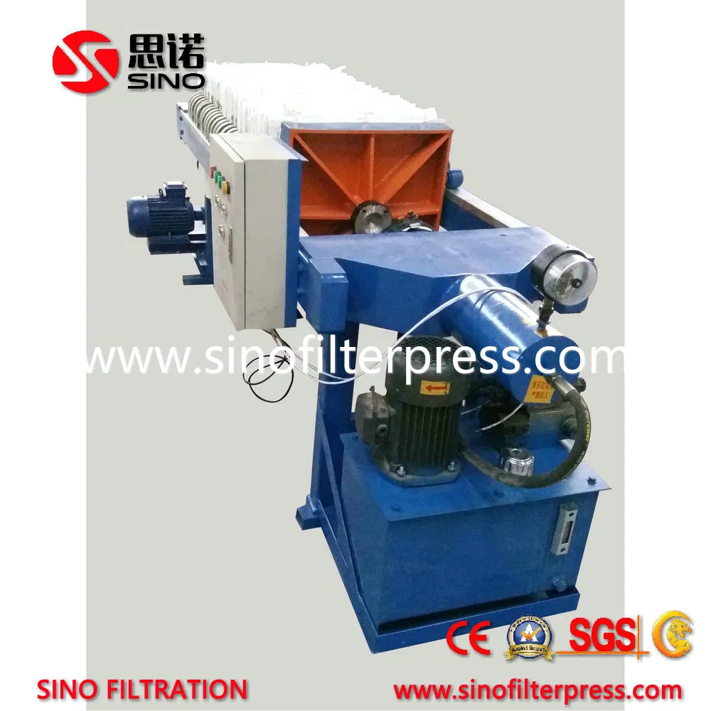 Автоматический мембранный фильтр-пресс для обезвоживания осадка