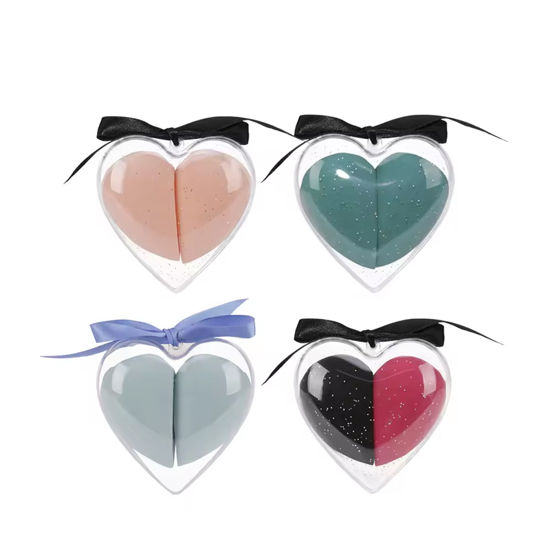 Ditong Heart Shaped Cosmetic Egg Puff