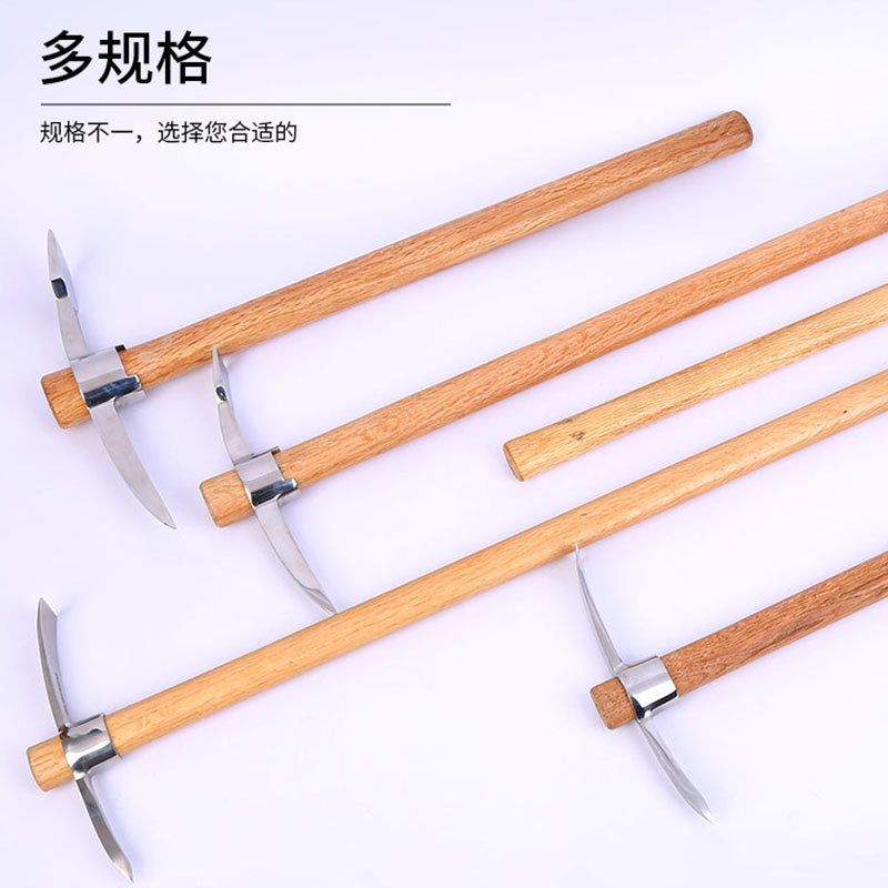 Stainless Steel Double-Headed Pickaxe Multi-Specification for Gardening Household Use