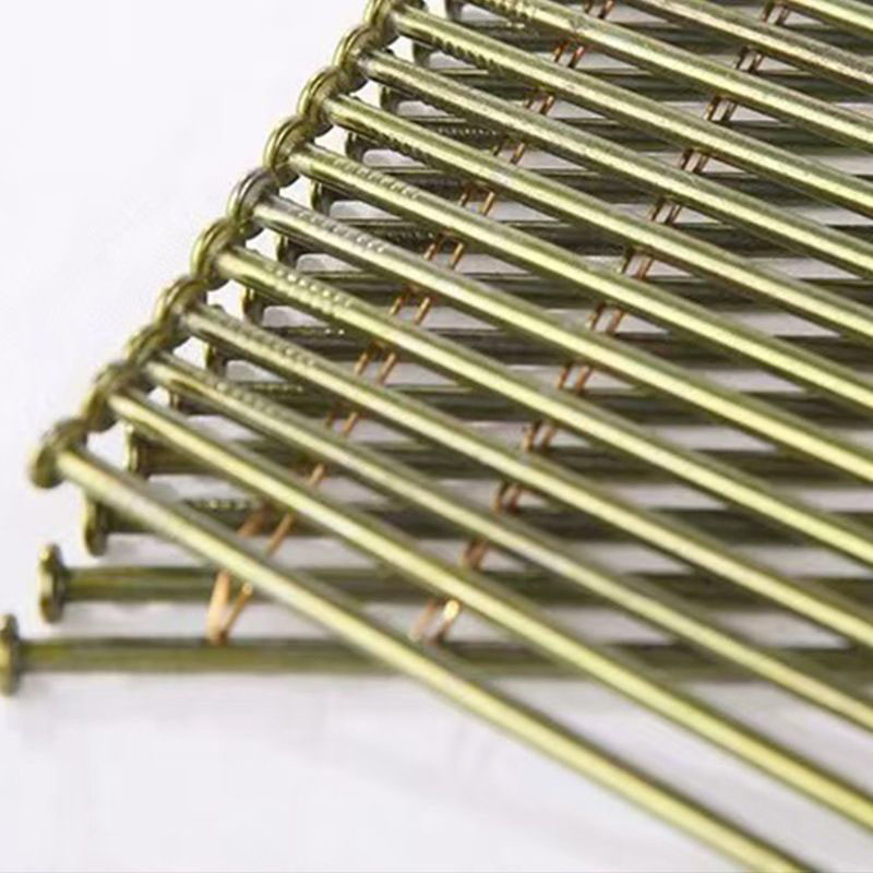 Yellow Coating Framing Wire Nails Screws Coil Nails for Wood Pallet