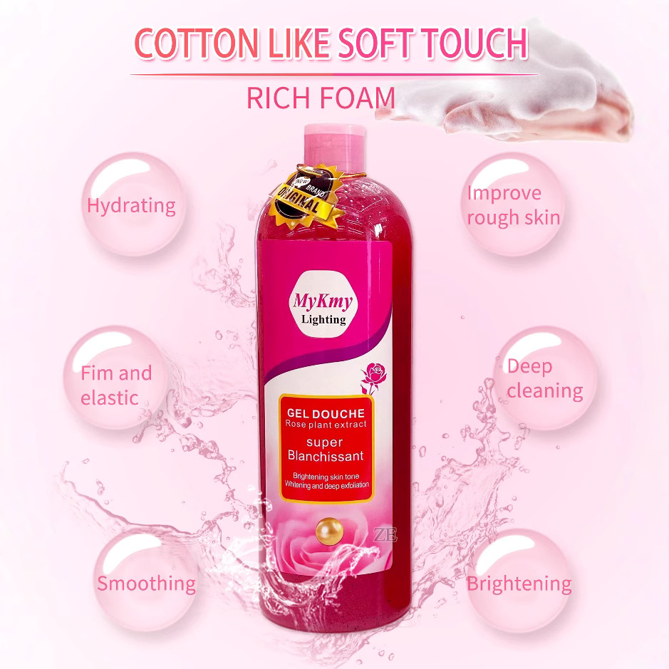 Rose Collagen Exfoliating Whitening Shower Gel