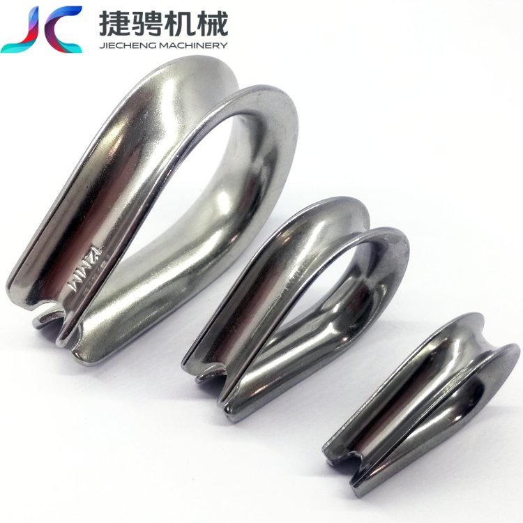 [Chicken Heart Ring] Steel Wire Rope Fastening Accessories, Steel Thimbles for Fibre/Ropes