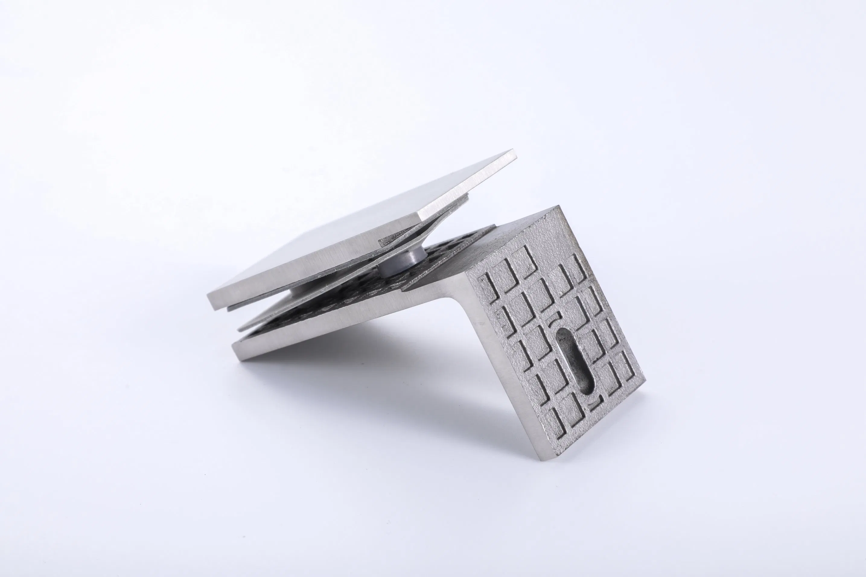 OEM Frameless Tempered Glass Door Hardware Wholesale Popular Bathroom Hardware Glass Door Extended Edition Stainless Steel 90 Degree Glass Clamp