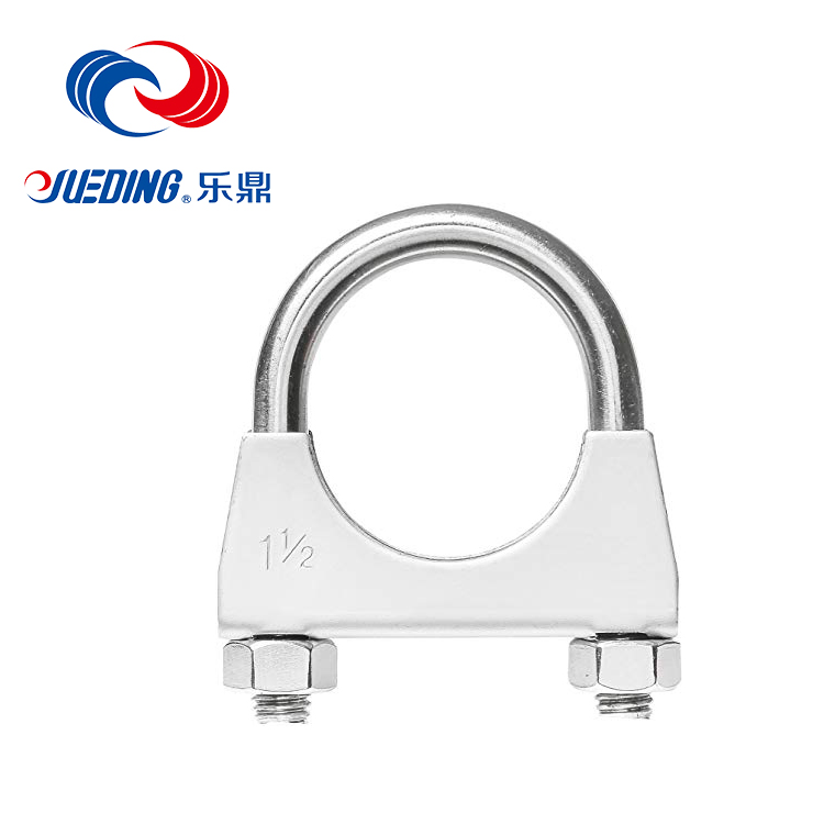 Factory Wholesale Heavy Duty Carbon Steel Bolt Clamp for Muffler and Exhaust Pipe
