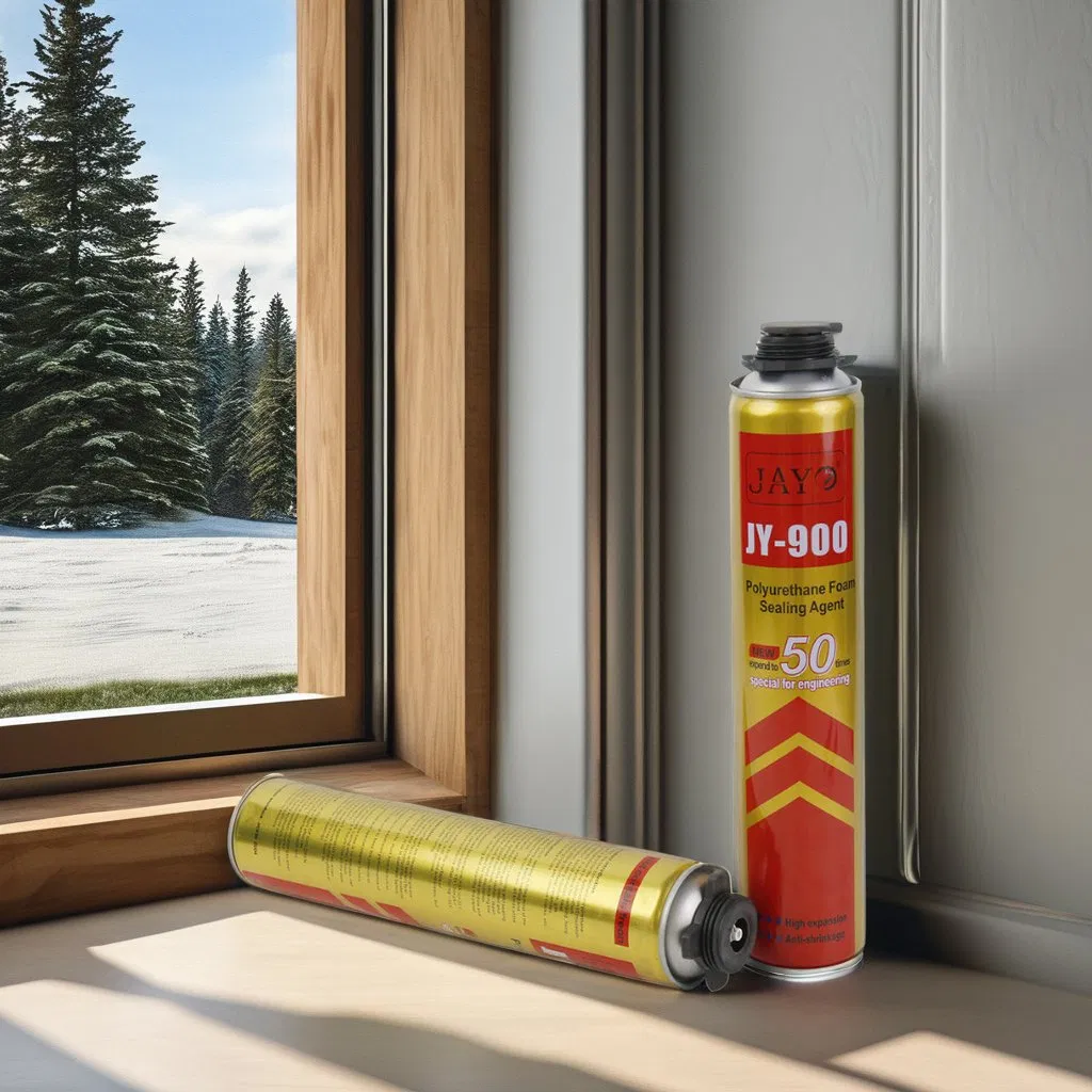 UV Resistant Adhesive Spray Foam Weatherproofing Polyurethane Foam 750ml