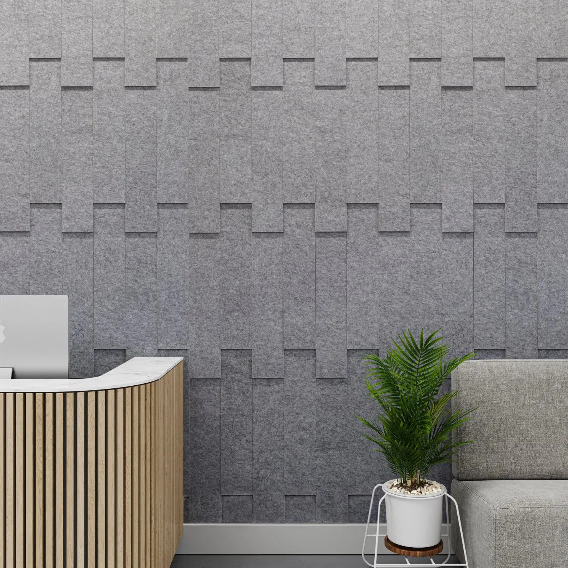 5mm Sound Insulation Polyester Fiber Acoustic Panel