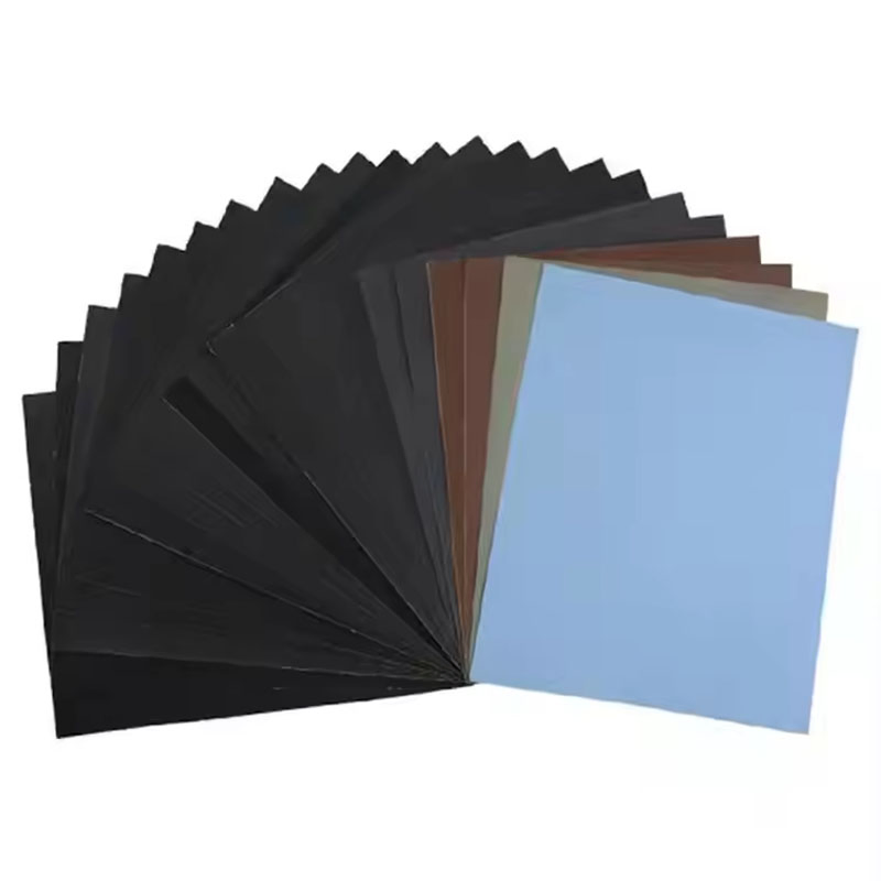 Water Sandpaper 80 to 3000 Grit Wet or Dry Waterproof Sand Paper Sheet Polishing Sand Paper for Automotive
