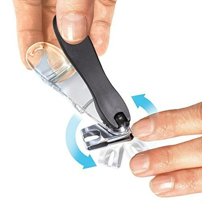 Promotional High-Quality 360 Degree Rotary Stainless Steel Sharp Blade Toenail Clipper Gift