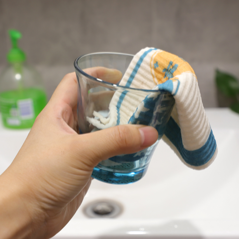 High-End Material Rich Woman BLE Cellulose Dishcloth