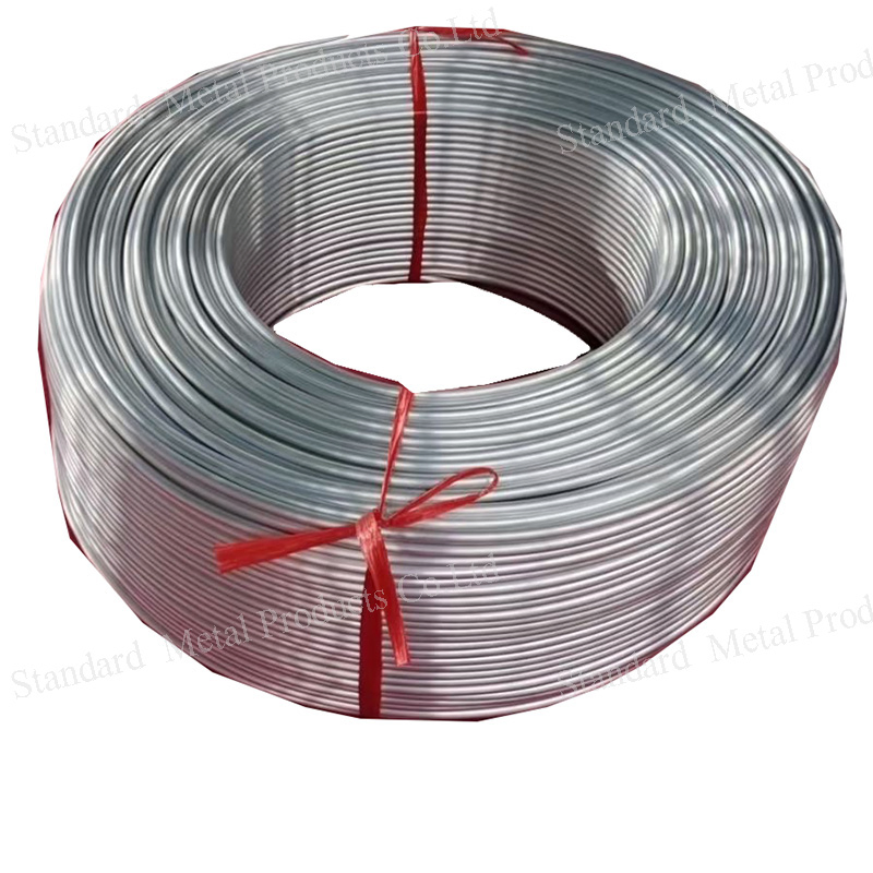 1035 1050 1050A 6.35mm 9.52mm 12.7mm Aluminum Coil Tube for Refrigeration