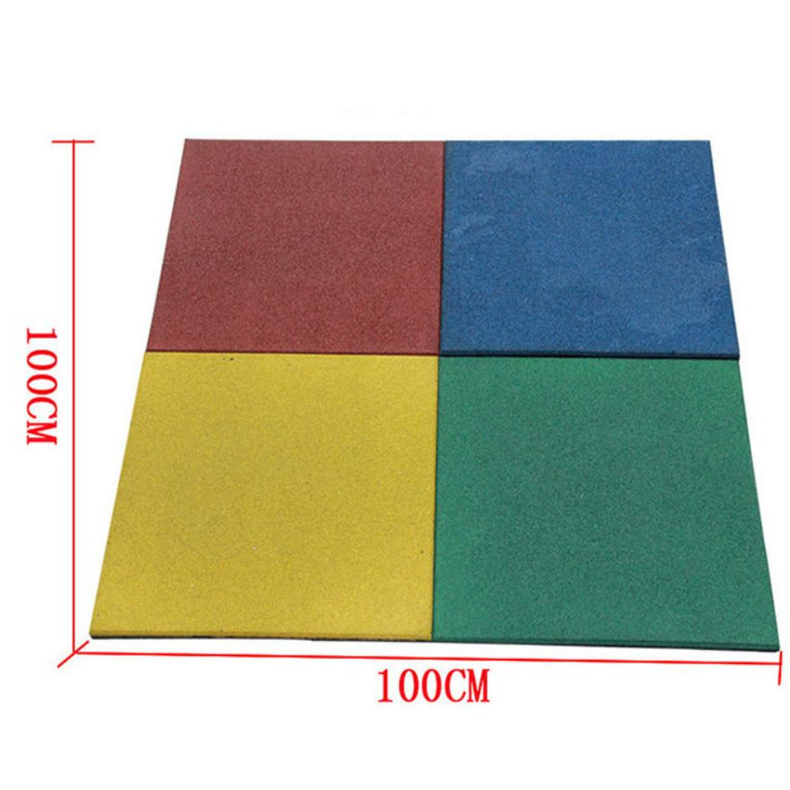Outdoor Commercial Soundproof Shock-Absorbing Color Gym Flooring Rubber