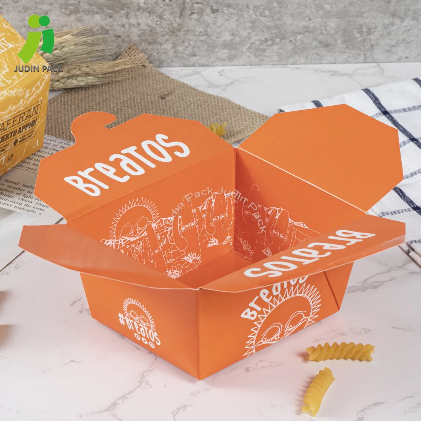 Disposable Kraft Take Away Box for Food Packaging