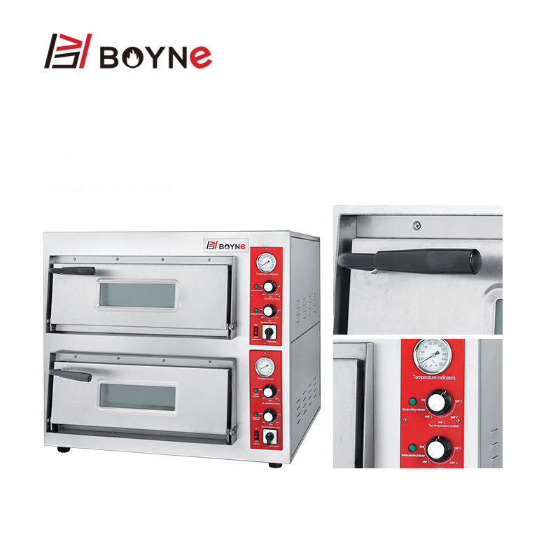 Commercial High Temperature Two Deck Electric Pizza Baking Oven