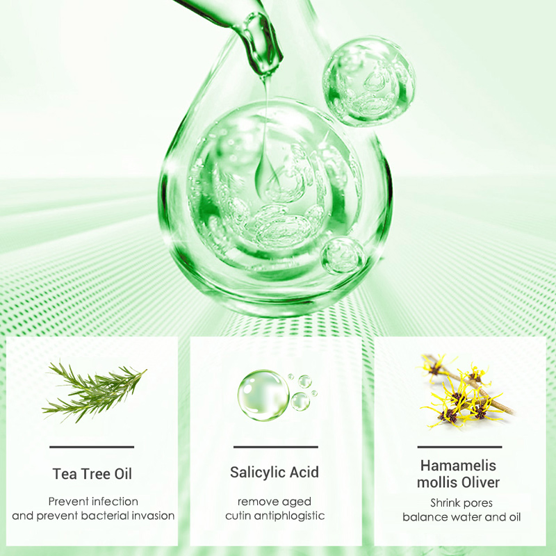 OEM/ODM Tea Tree Oil Moisturizing Brightening Smoothing Oil Control Facial Cleanser