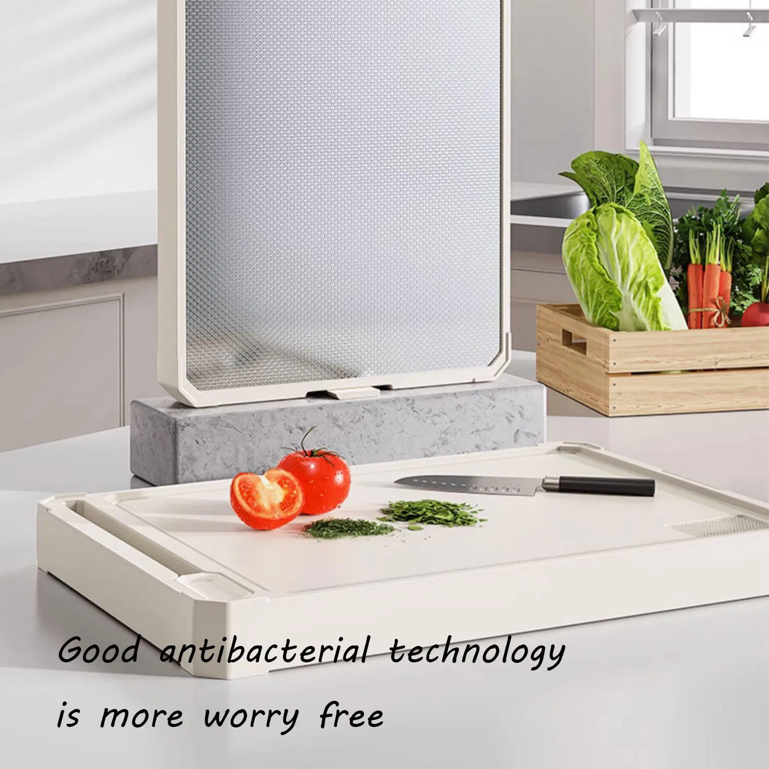 Двухсторонняя разделочная доска из нержавеющей стали