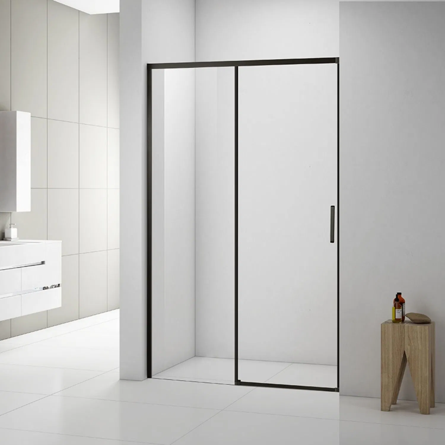 Soft Close Frameless Sliding Glass Shower Door