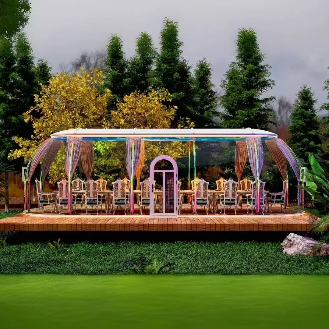 Strong Toughness and High Impact Resistance Seamless Fit Transparent Dome Tent