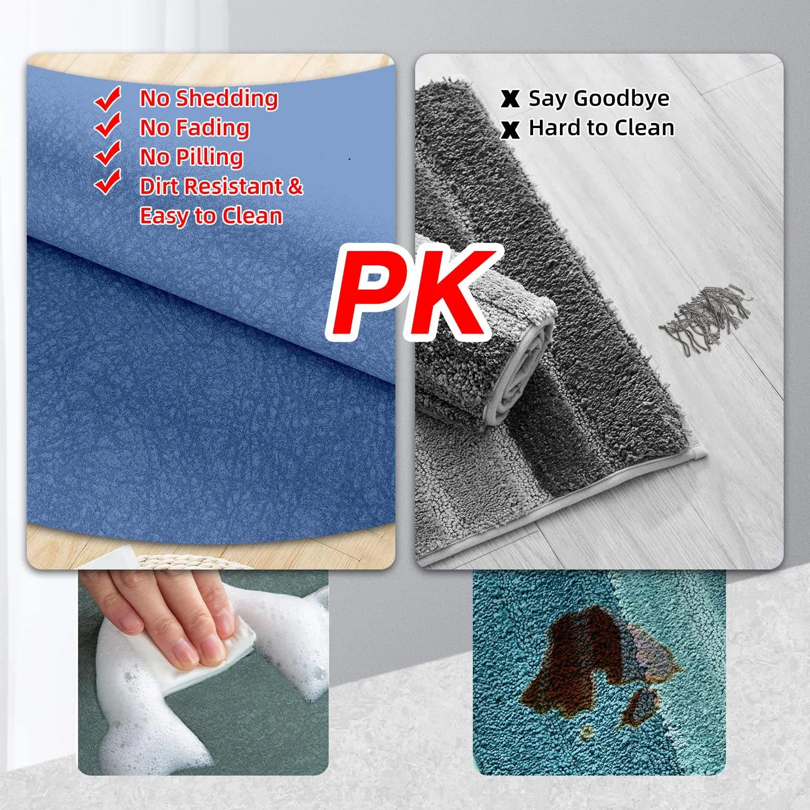 Bathroom Water Absorbent Rug Set Rubber Door Mats Diatom Mud Floor Mat Kitchen Carpet Anti Slip Diatomite Bath Mat