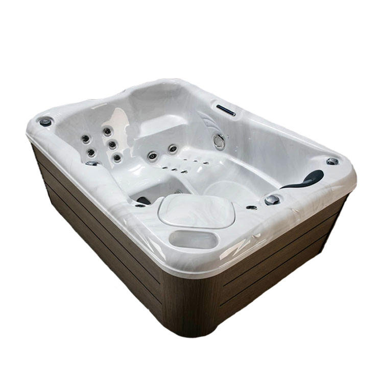 Indoor/Outdoor Deluxe SPA Hot Tub with Water Massage Jets Jacuzzied SPA Bathtub for Home Use