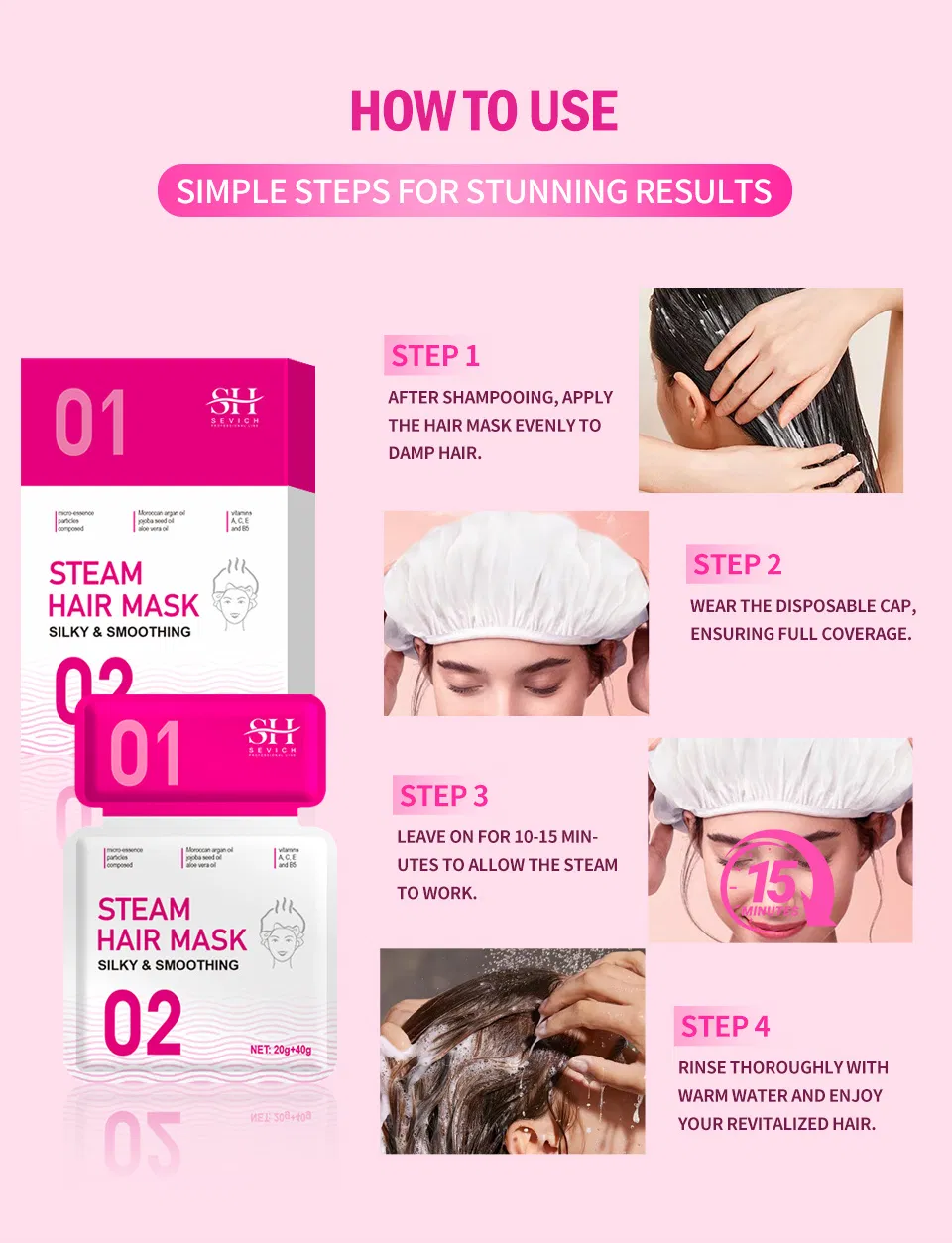 Steam Hair Mask Hair Growth Cream