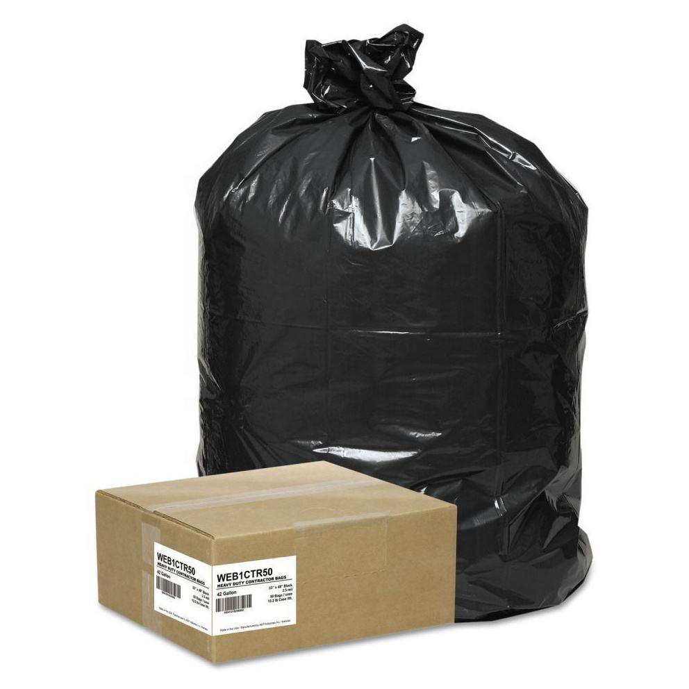 Biodegradable Compost Compostable Black Refuse Sack Waste Trash Medium 50 60 Litre Bin Plastic Liners Garbage Bags
