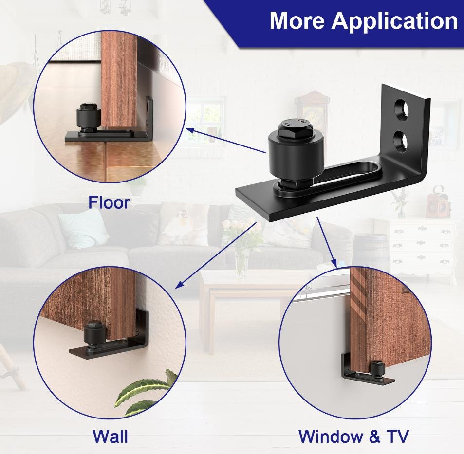 Door Rollers Barn Door Carbon Steel Sliding System Hardware