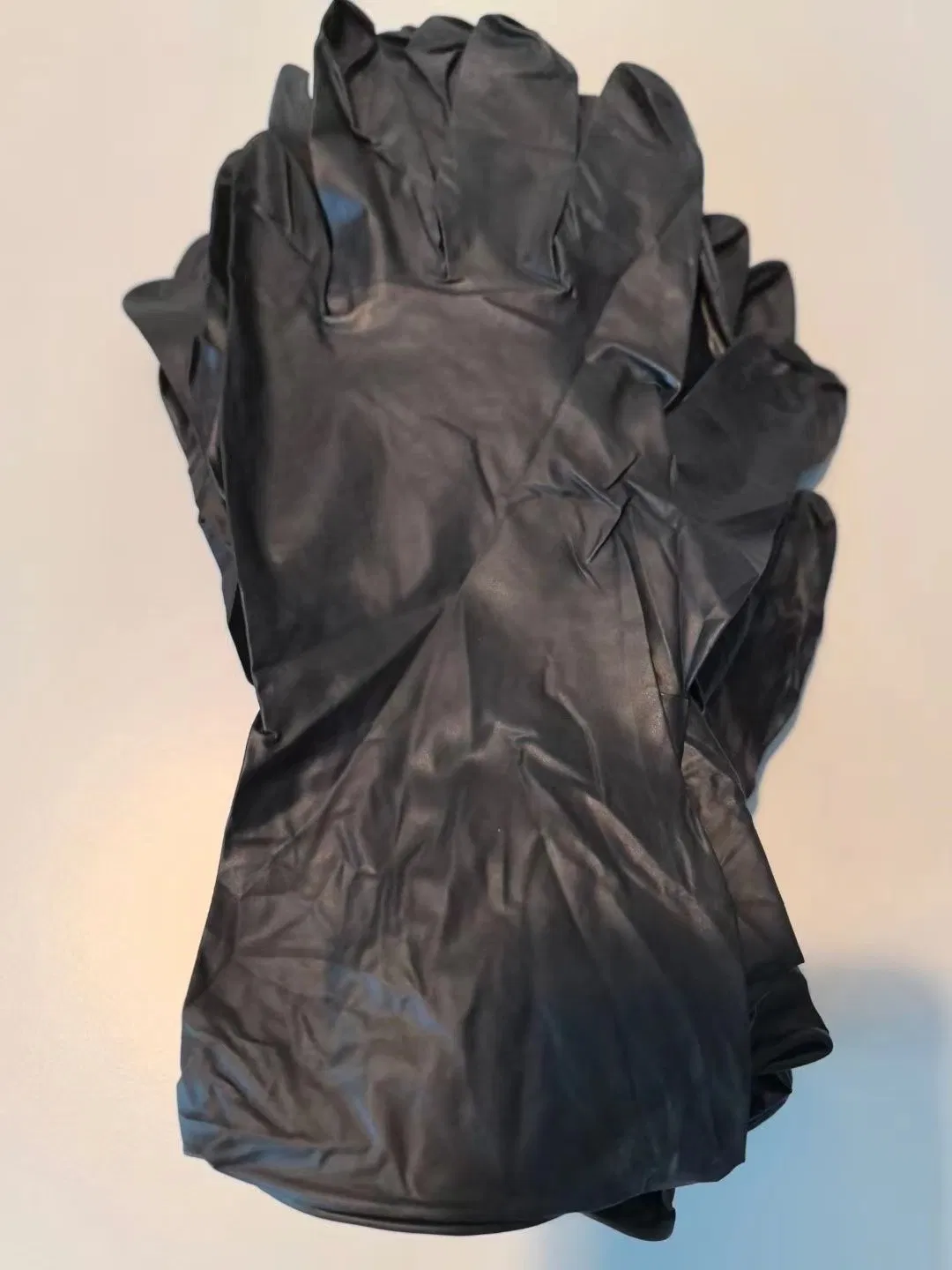 Protective White Black Blue Disposable Nitrile Examination Gloves