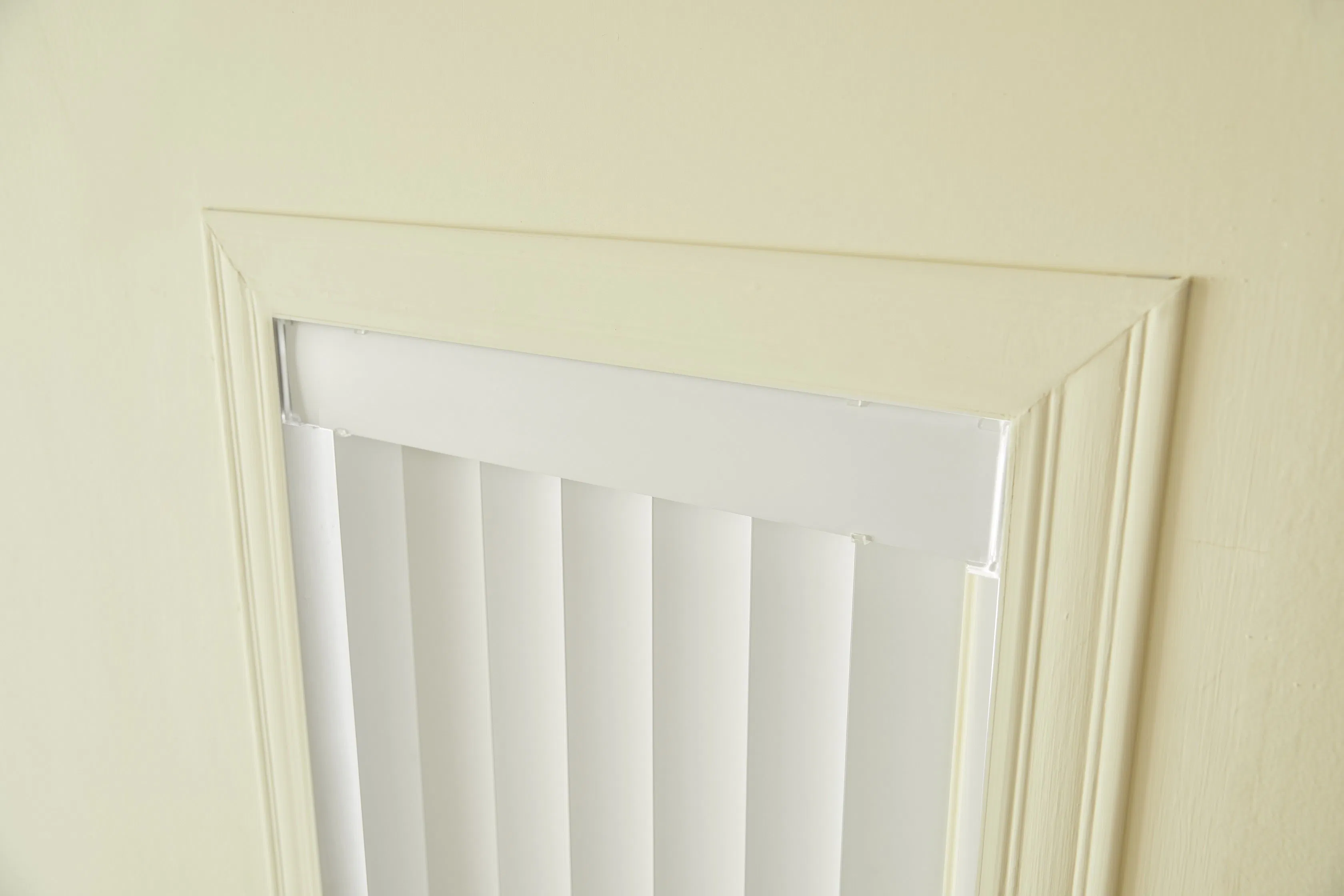 Vertical Blinds for Patio Doors, 78W X 84L Inches Large Window Blind Cordless, Anti Static Vinyl Slats Design with Aluminum Track, 3.5" Slats with Wand Control