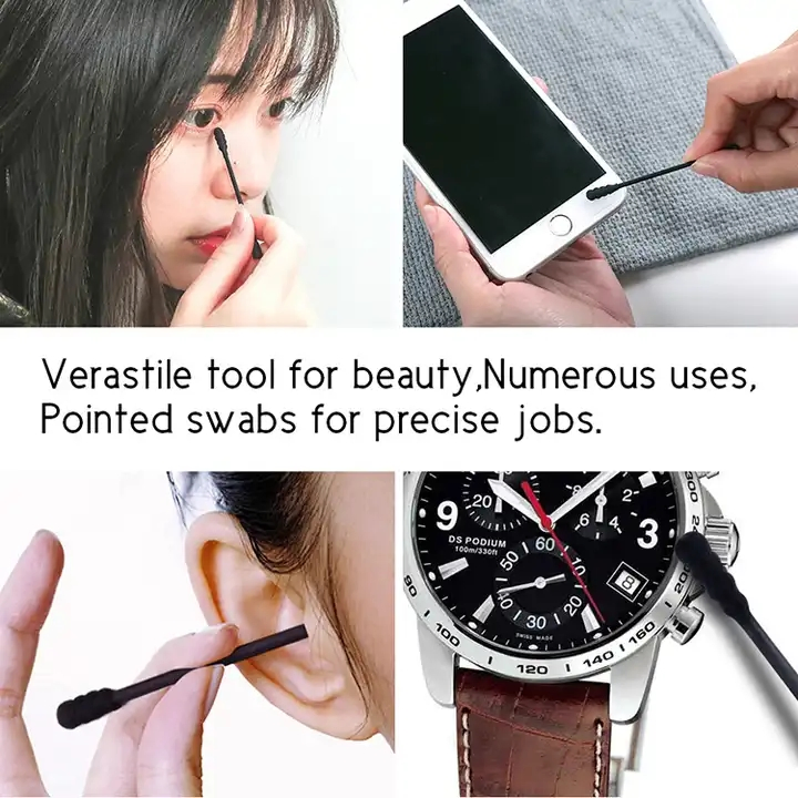 200PCS Cleaning Cotton Ear Bud Eco Friendly Cotton Swab Bud