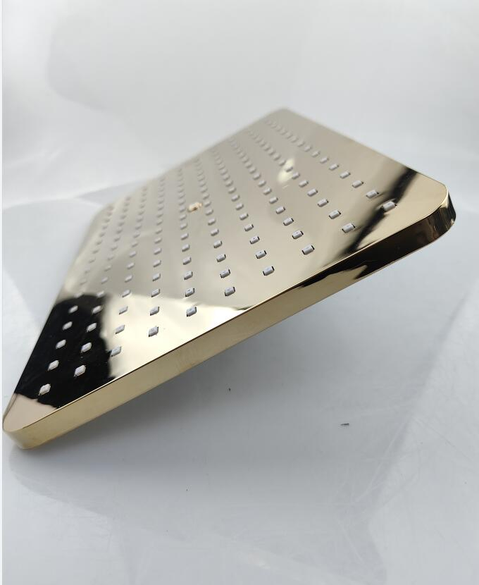 Sanitary Wares ABS Rose Gold Rain Shower Head Shower Set