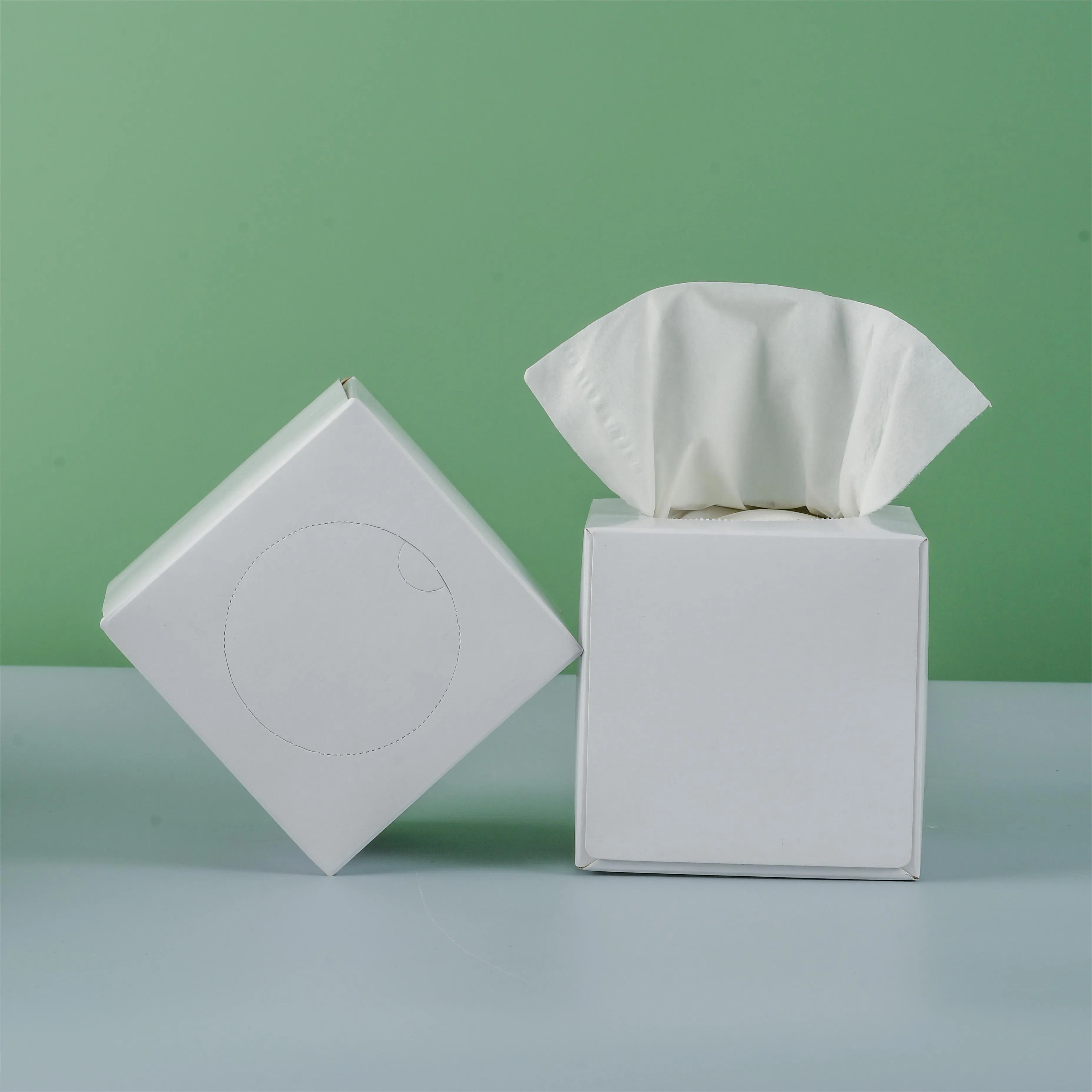 BSCI/OEM Factory Eco-Friendly/Tree Free 2/Ply3ply Strong Soft Bulk White 100% Bamboo Facial Tissue for Bathroom/Home/Hotel