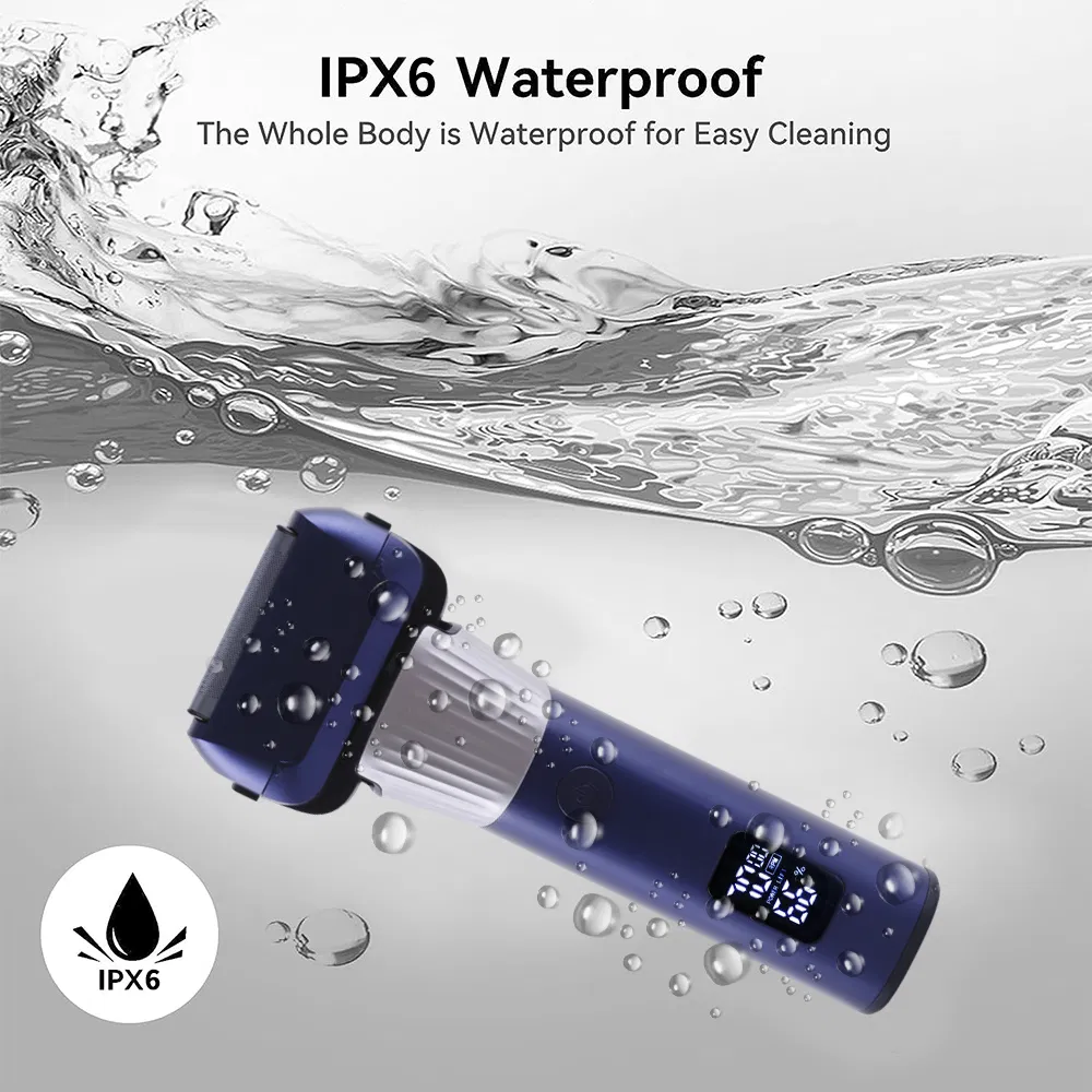 USB Shaving Machine Beard Razor Rechargeable Foil Shaver Reciprocating Electric Shaver for Men