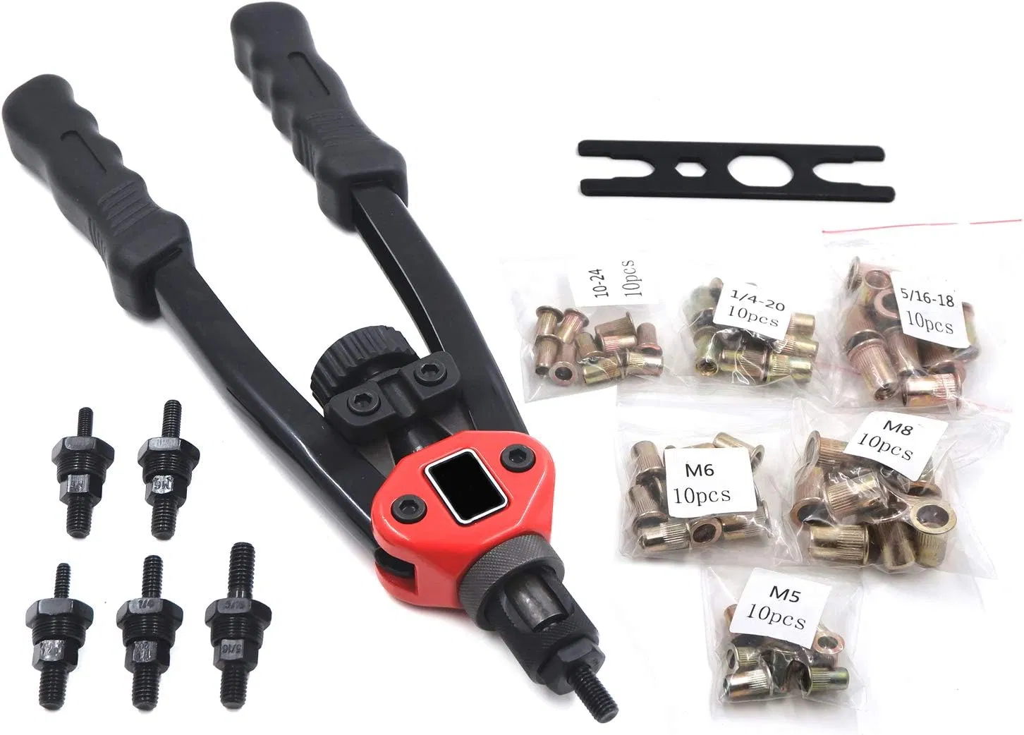 Riveter Nut Guns Auto Rivet Tool 12" Bt-605 Hand Insert Rivet Nut Tool