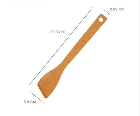 2025 Cheapest Popular Wooden Cutlery Wood Fiber Cooking Utensil Tools