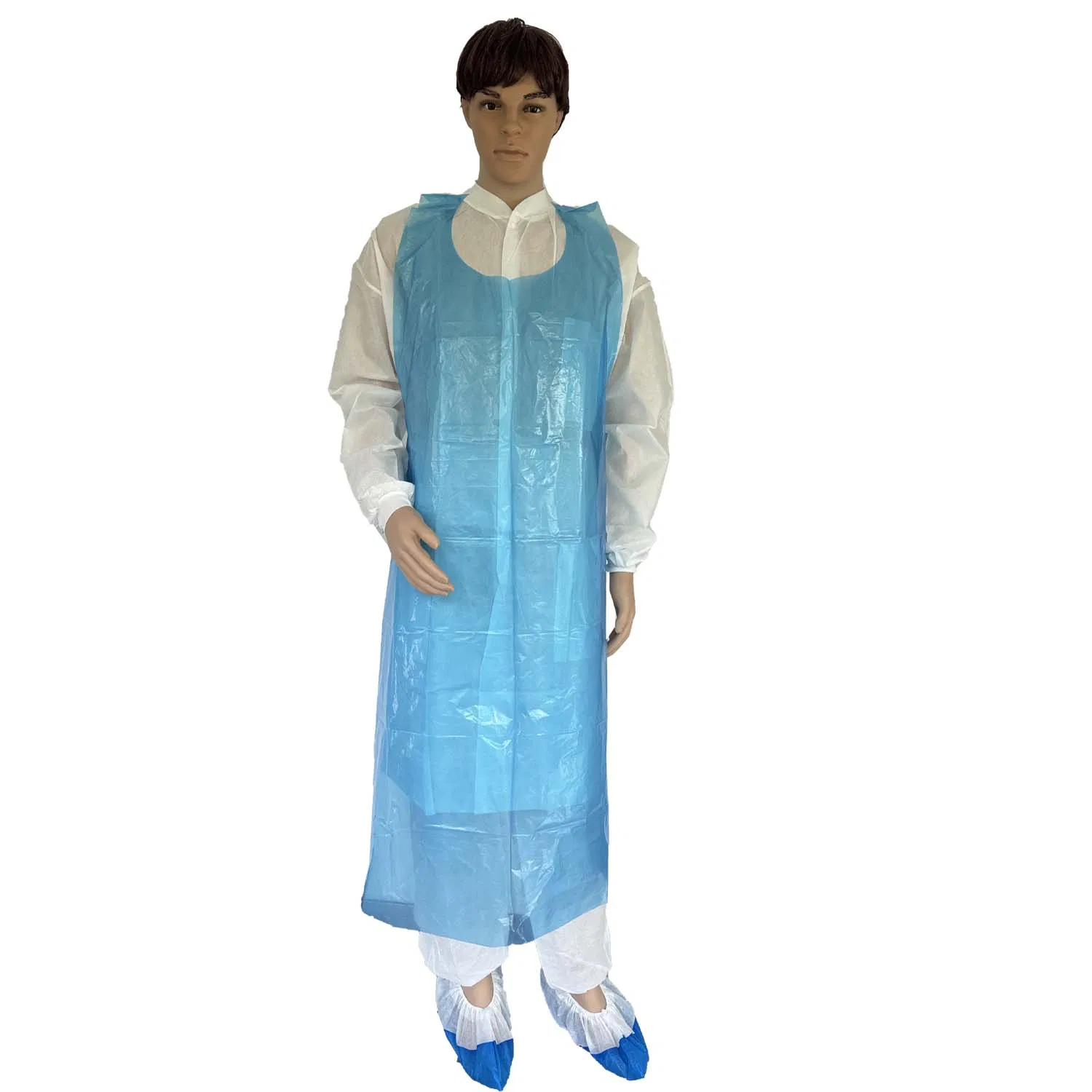 Disposable Poly Apron Throw Away for Hair Salon SPA or Art Studio