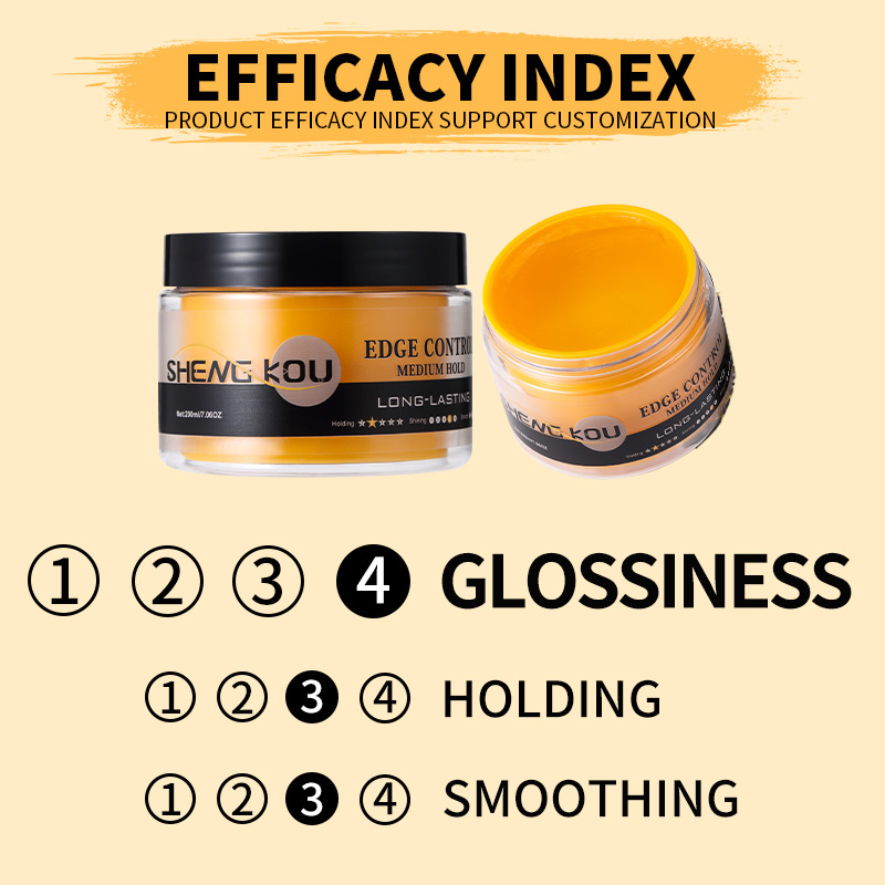 OEM/ODM Hair Wax Braid Gel Private Label No Alcohol and No White Edge Gel Braid Gel Edge Control