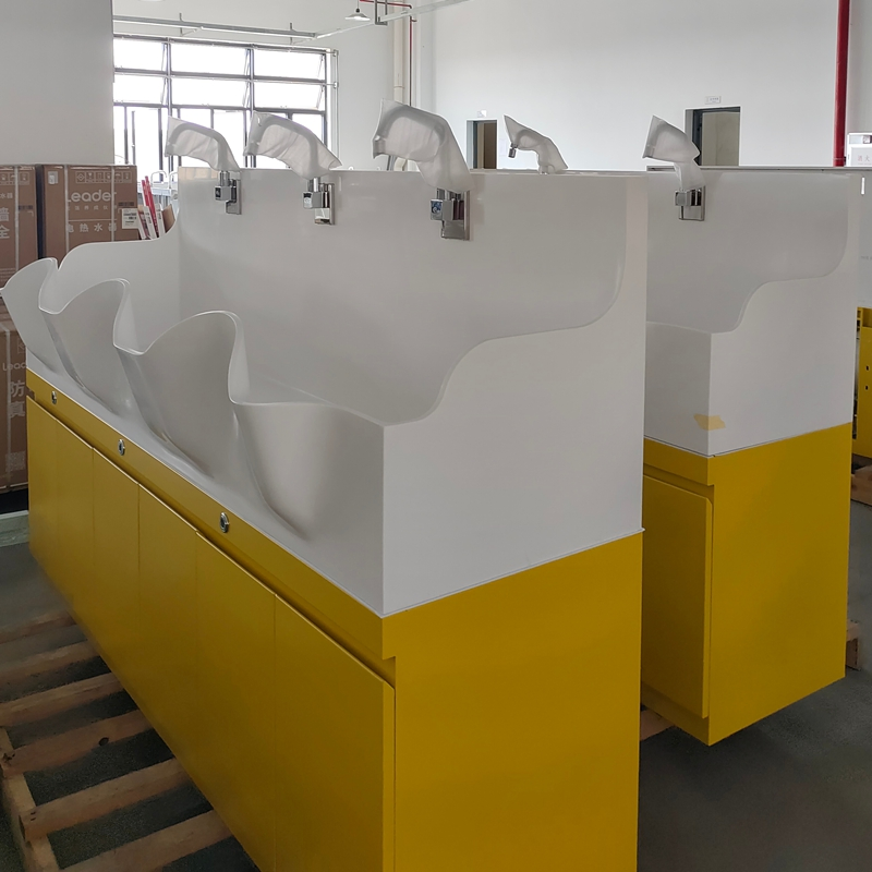 DuPont Corian Sink Automatic Faucet and Heat Water Hospital Wash Sink