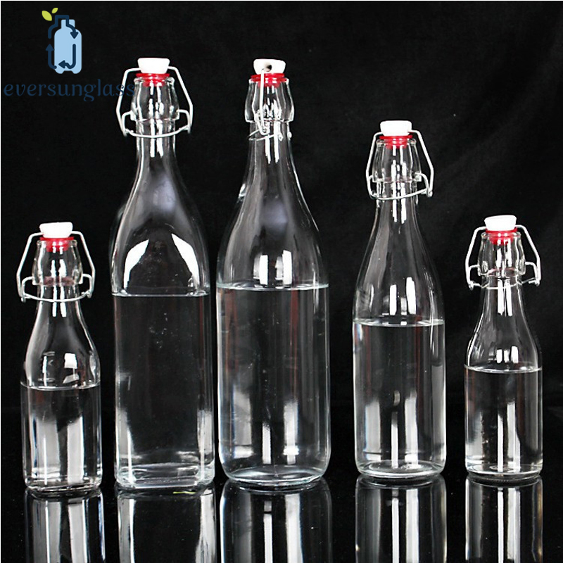 Wholesale 250ml Round Olive Oil Bottle with Clasp Clip