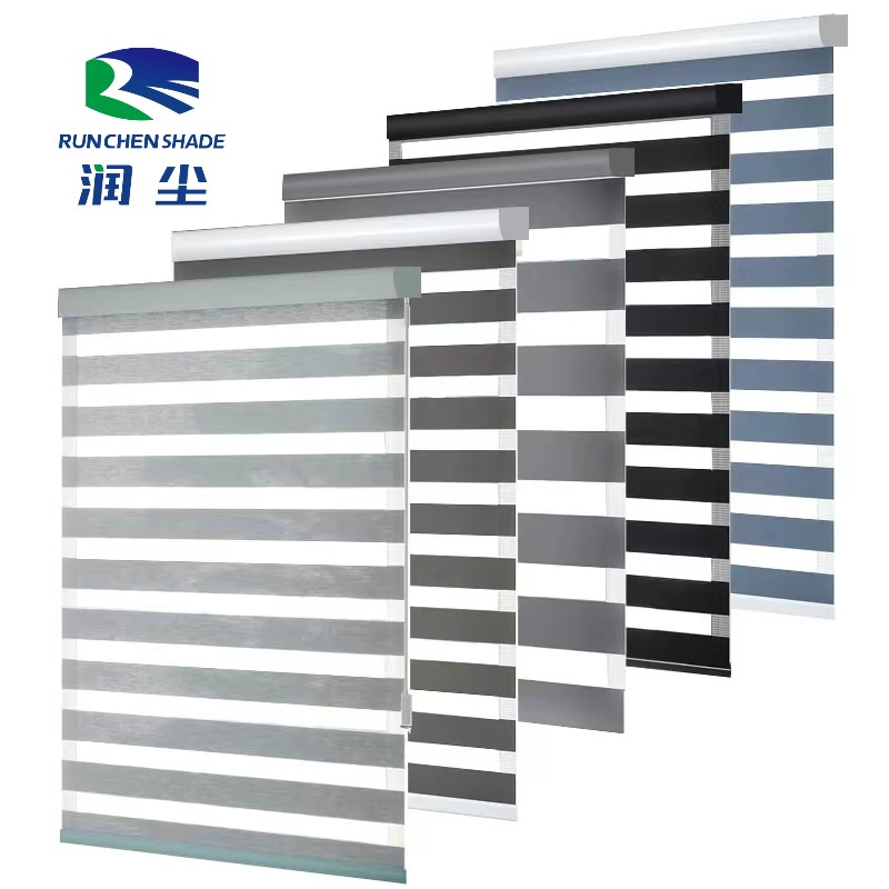 Motorized Shutter Blackout Electric Zebra Roller Shutters
