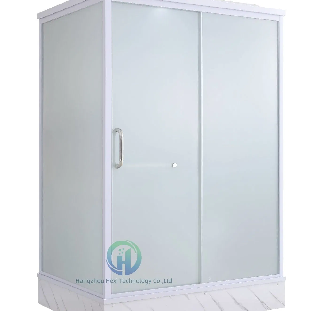 Stylish High Quality White Prefab Bathroom with Toilet for Shower