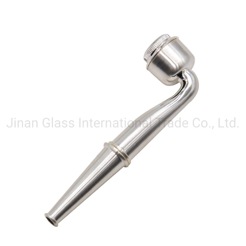 Aluminium Alloy Metal Pipes One Hitter Tobacco Pipes for Smoking