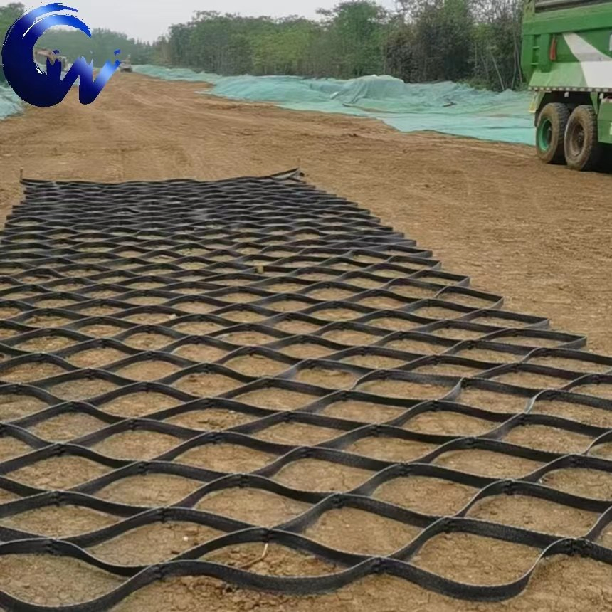 Polyester Warp Knitted Geocell, U-Shaped Nails Hot Sell Geosynthetic Products Chuangwan Geocell