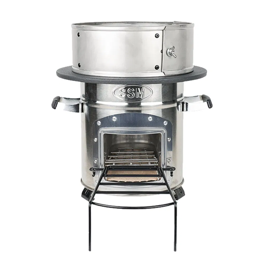 Wood Cook Stove Over 50% Thermal Efficiency