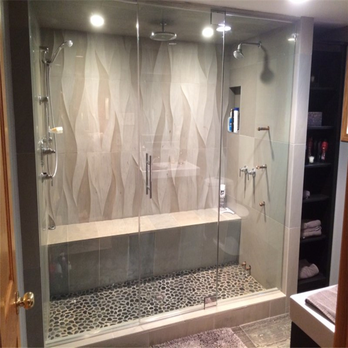 Stainless Steel Framed Shower Enclosure Glass Door Shower Enclosure