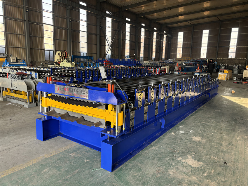 914/1200 Roofing Sheet Corrugating Roofing Sheet Making Roll Forming Machine