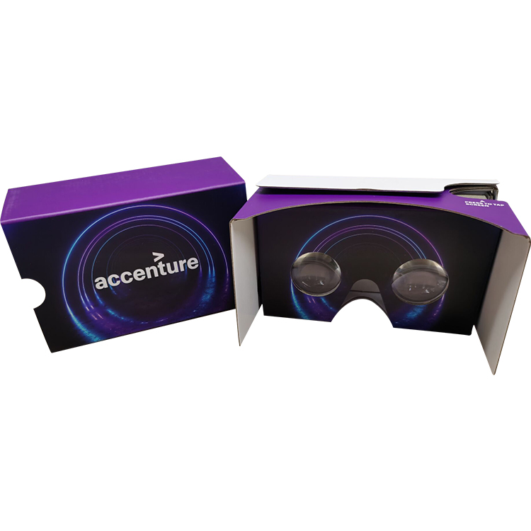 Factory Custom Logo 3D Google Vr Cardboard Glasses for Movie Video Games